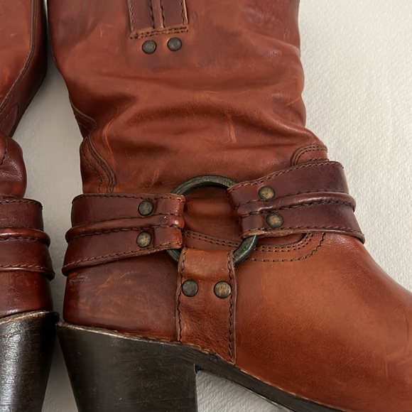 Frye Carmen Harness Short Boots - Picture 4 of 10